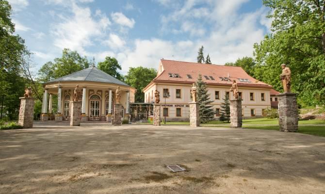 Kúpele Sklené Teplice Goetheho kúpeľný dom